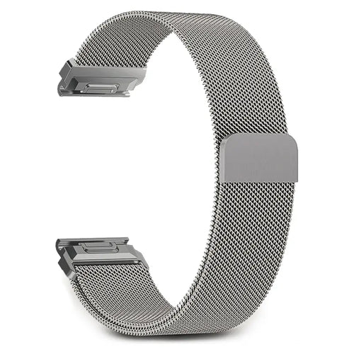 Garmin D2 Mach 1 Pro Premium Milanese Strap (Titanium)