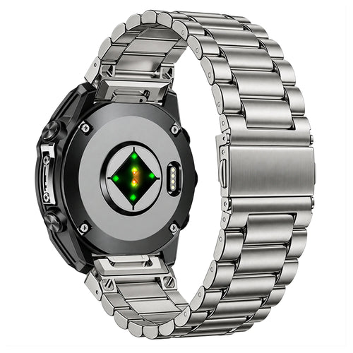 Bracelet acier premium Garmin Approach S72 - 47mm (titane)