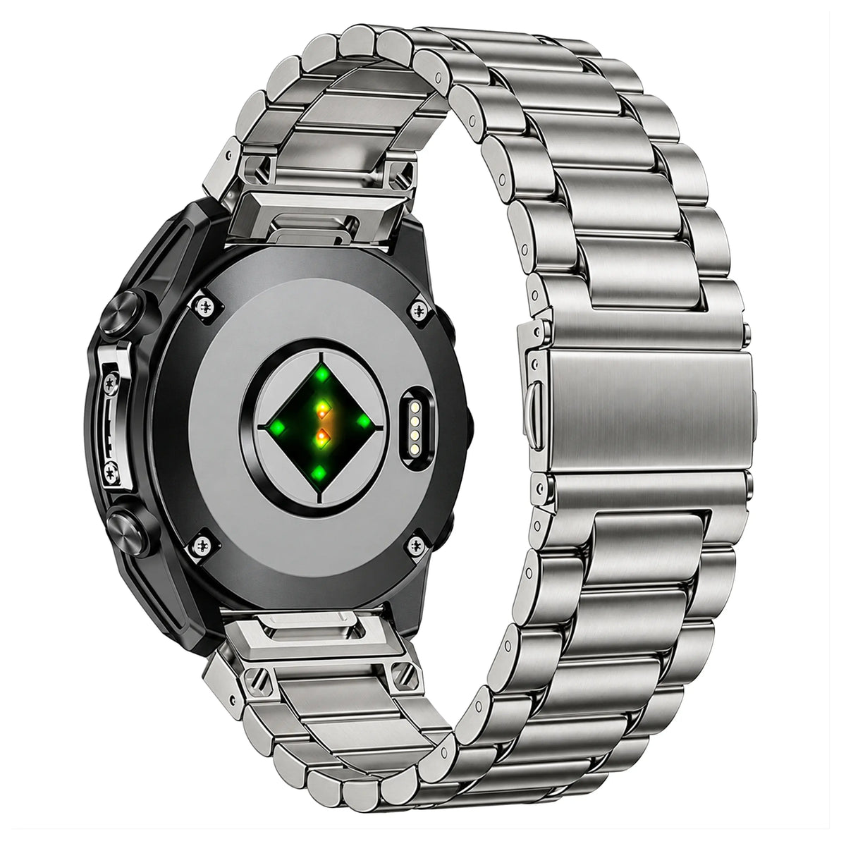 Bracelet acier premium Garmin Approach S72 - 47mm (titane)
