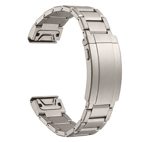 Garmin Forerunner 955 Adjustable Titanium Strap (Titanium)