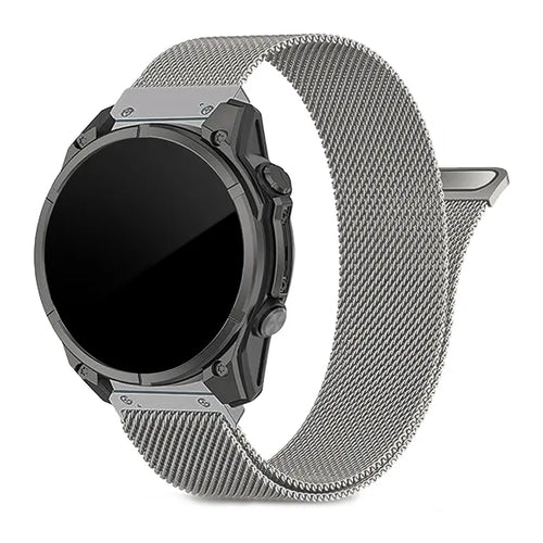 Garmin D2 Mach 1 Pro Premium Milanese Strap (Titanium)