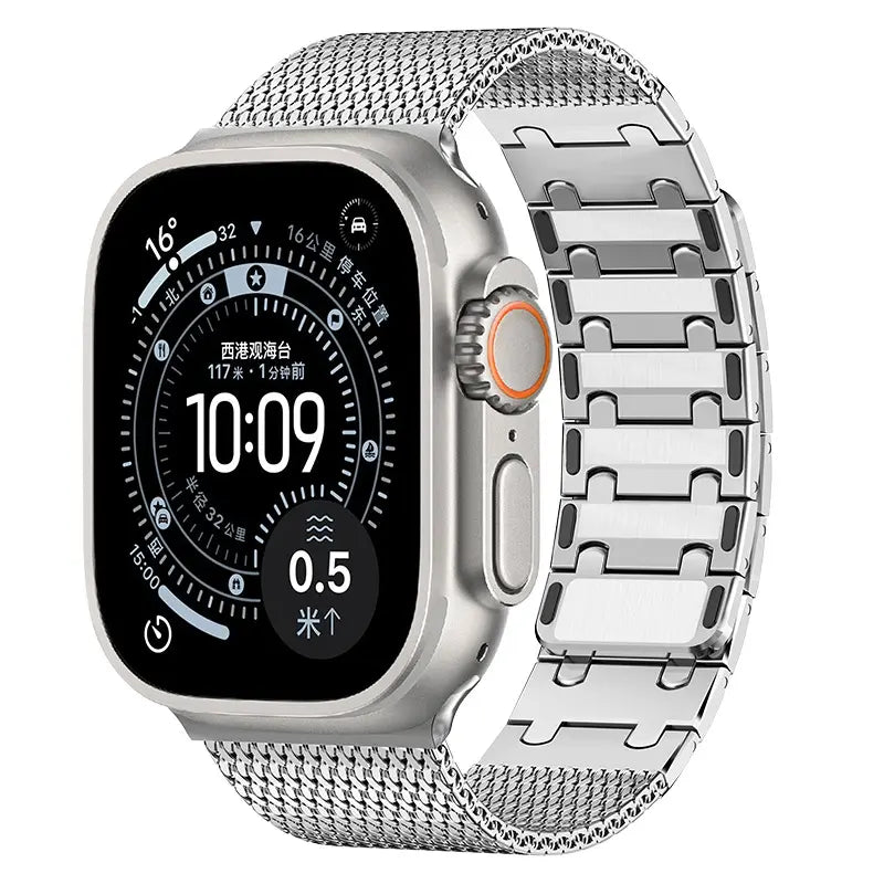Bracelet Milanais solide Apple Watch (titane)