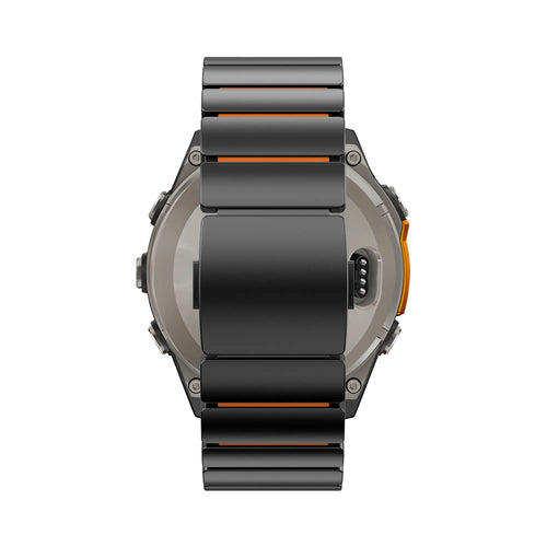 Bandz Garmin Forerunner 935 Titanium Strap 'Hybrid' (Black/Orange)
