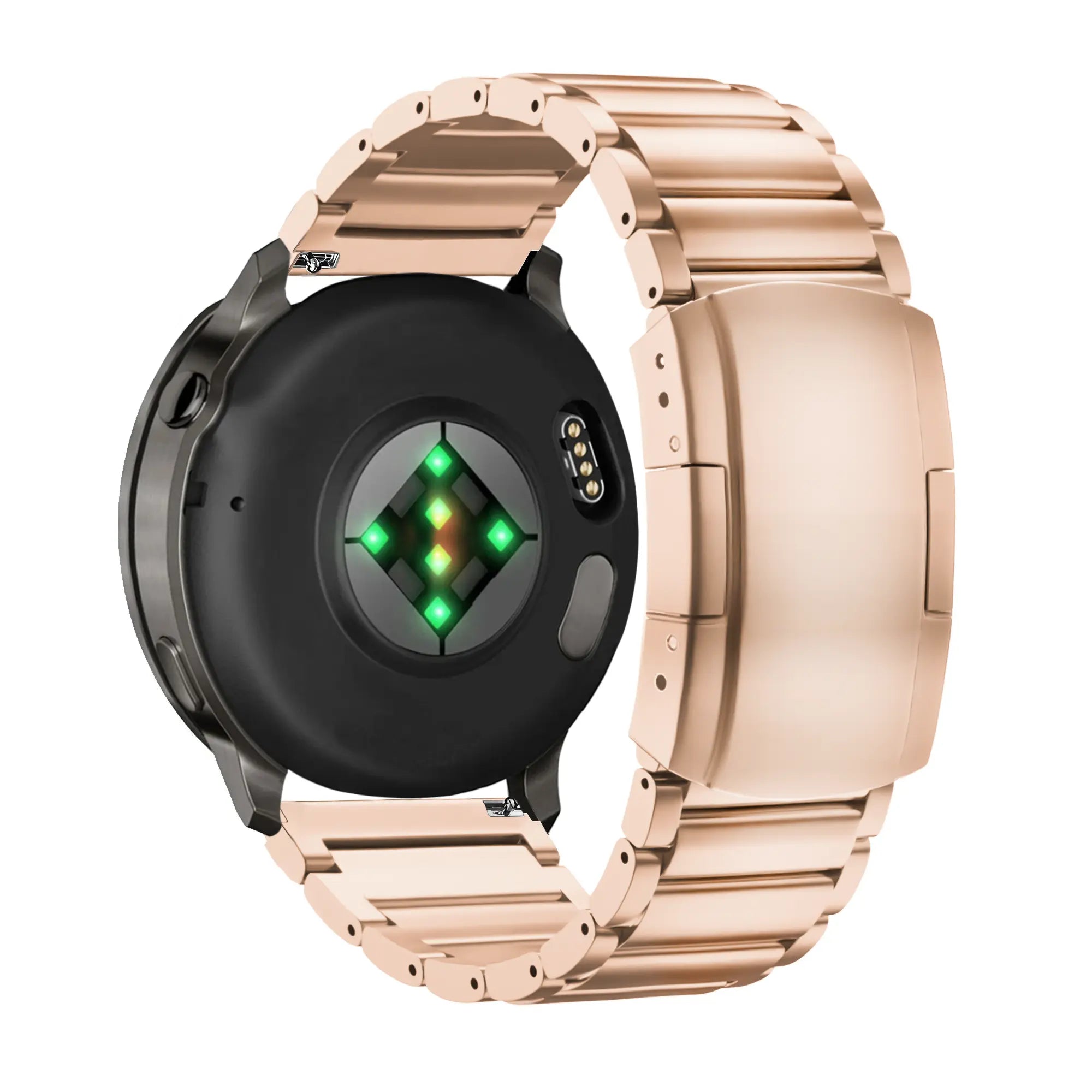Bandz Bracelet titane Garmin Vivomove 3s (or rose)