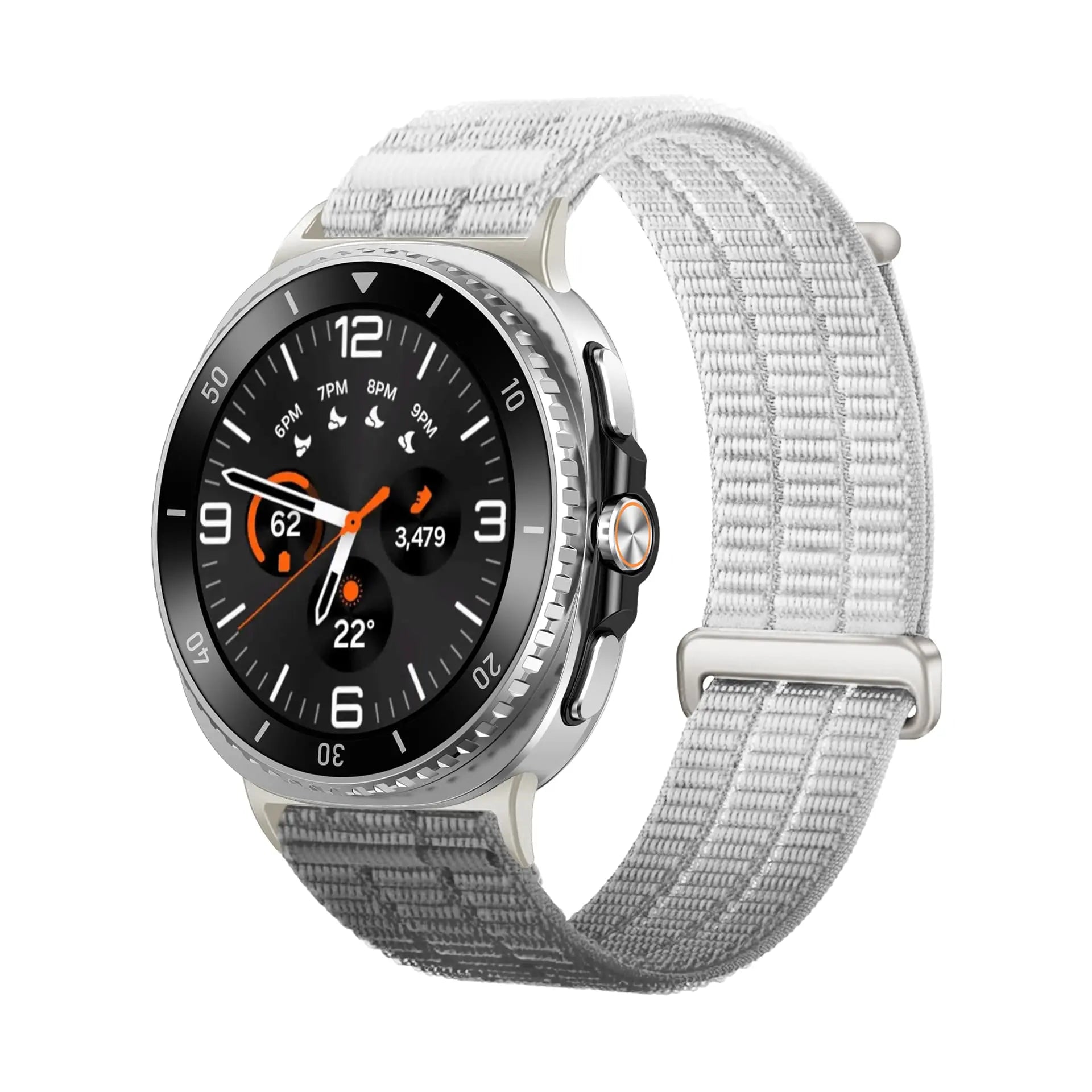 Bracelet nylon air Samsung Galaxy Watch 8 - 40mm (gris dégradé )