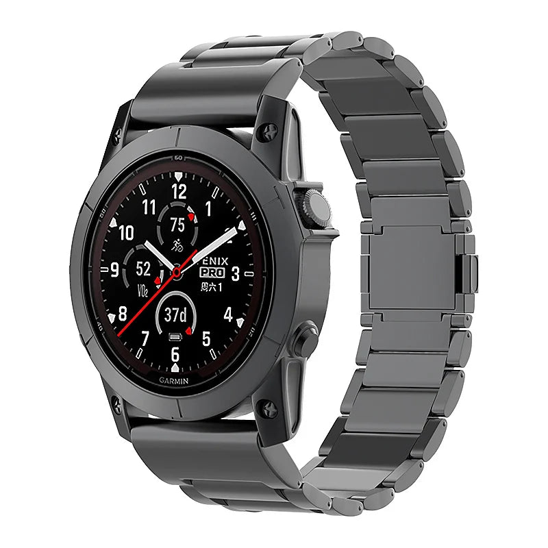 Correa en titanio magnetica Garmin MARQ (negro)