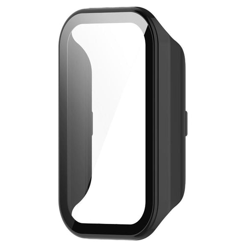 Funda dura con vidrio Xiaomi Smart Band 8 Active (negro)