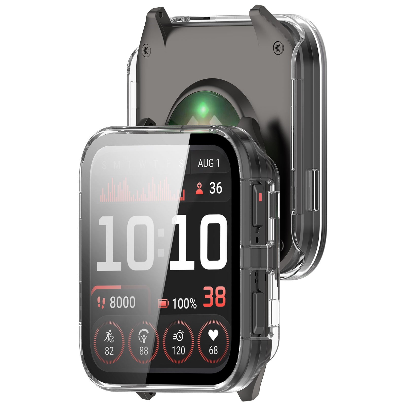 Funda con vidrio duro Garmin Venu X1 (transperente)