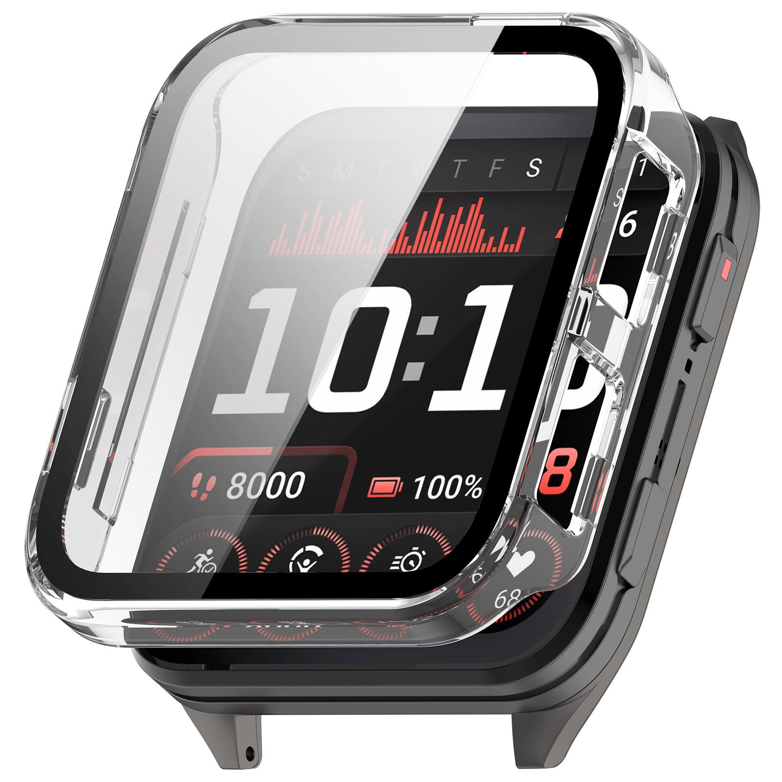 Funda con vidrio duro Garmin Venu X1 (transperente)