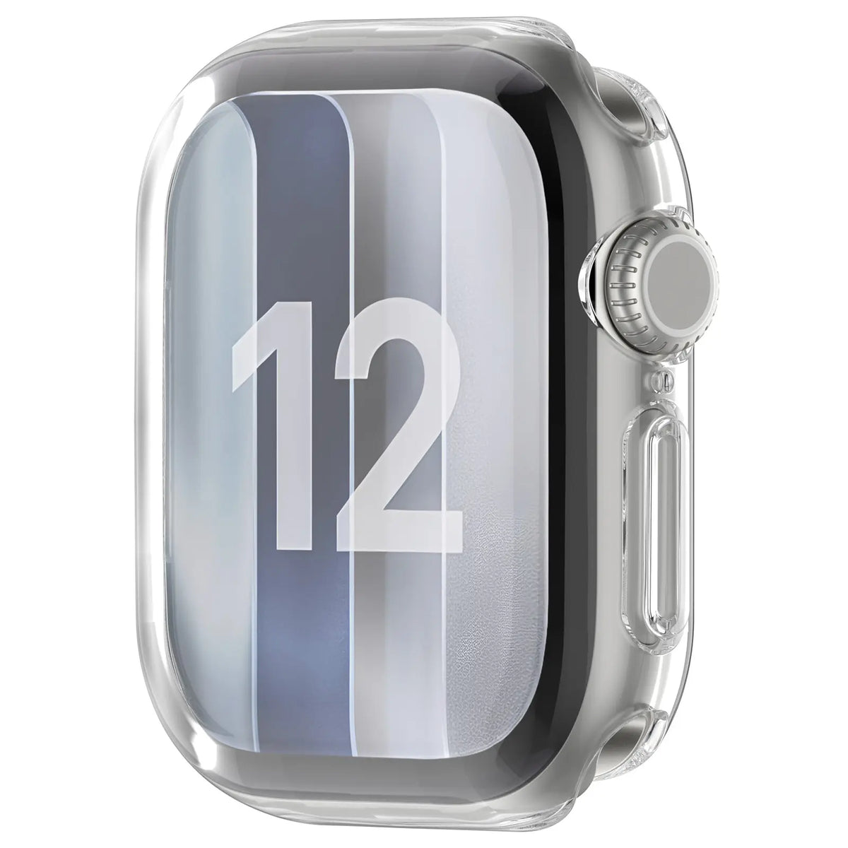 Apple Watch 12 - 46mm TPU case full cover (transparant)