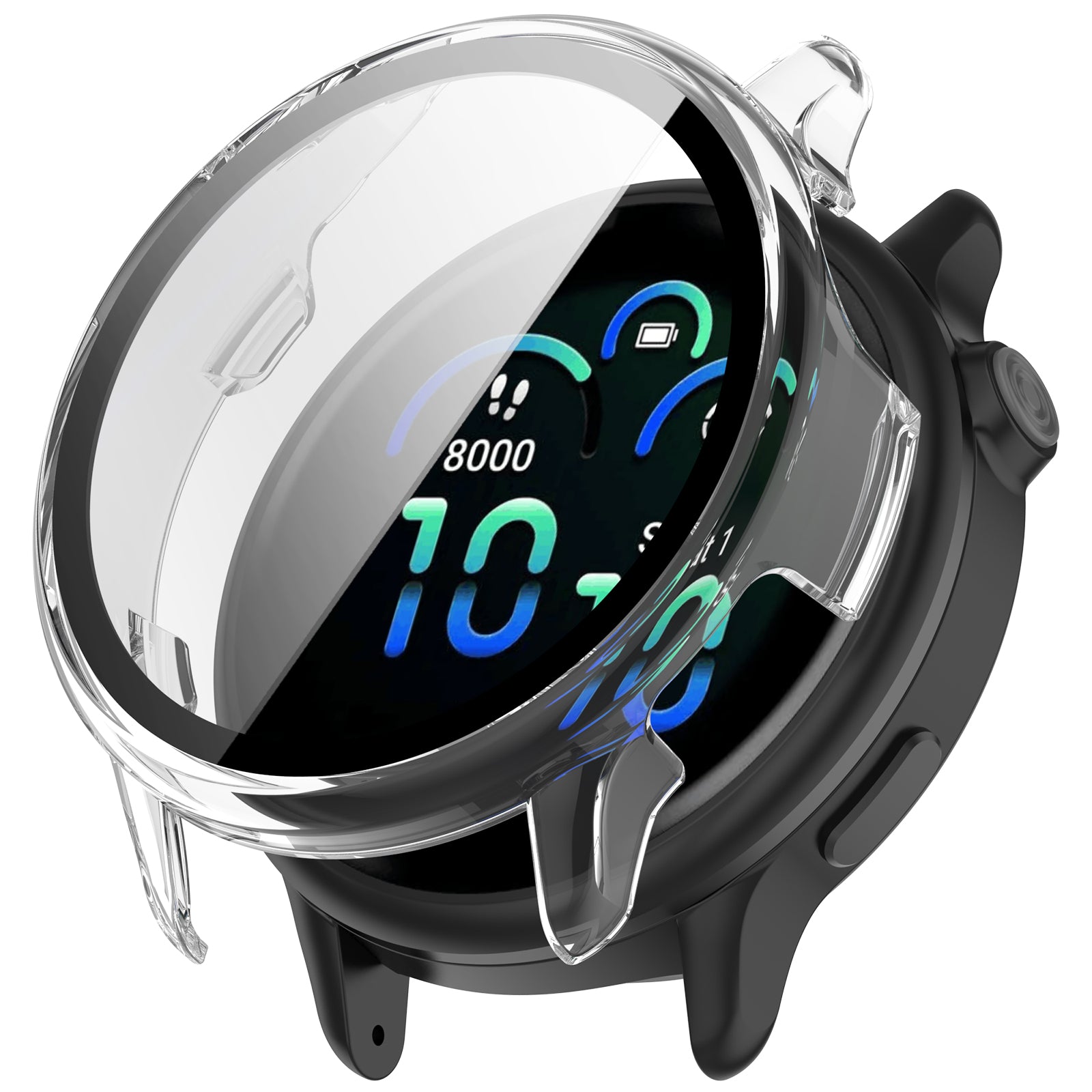 Funda rígida con vidrio Garmin Vivoactive 6 (transparente)