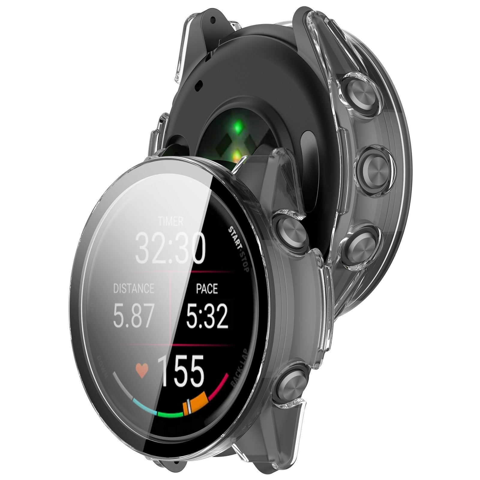 Garmin Forerunner 970 Hard Case with Glass (Transparent)