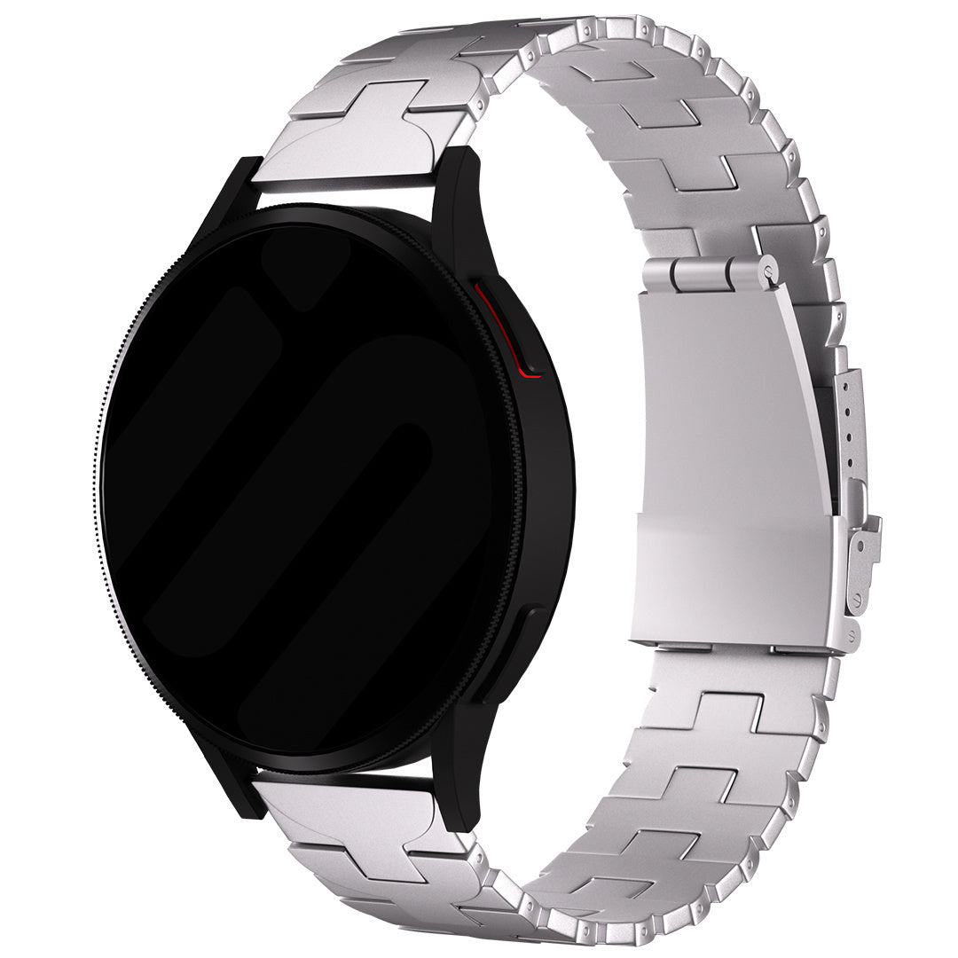 Correa titanio mariposa Huawei Watch GT 4 - 46mm (plateado)