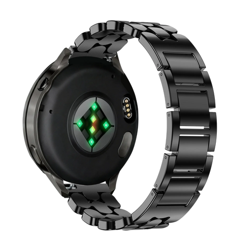 Bandz Garmin Vivoactive 4s Steel Strap 'Oval' (Black)