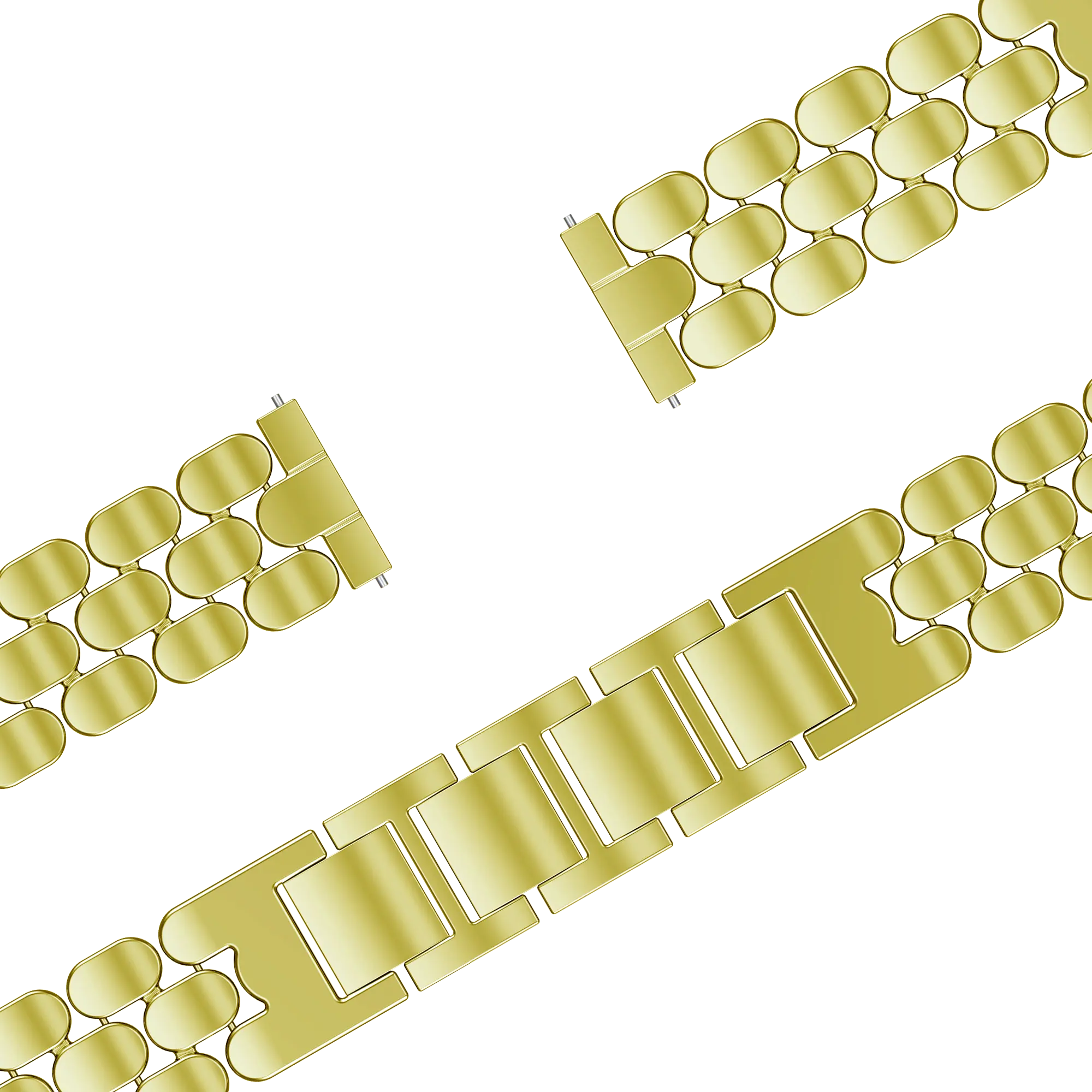 Bandz Garmin Vivoactive 4s Steel Strap 'Oval' (Gold)