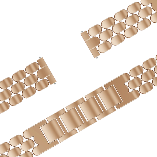 Bandz Garmin Vivoactive 4s Steel Strap 'Oval' (Rose Gold)