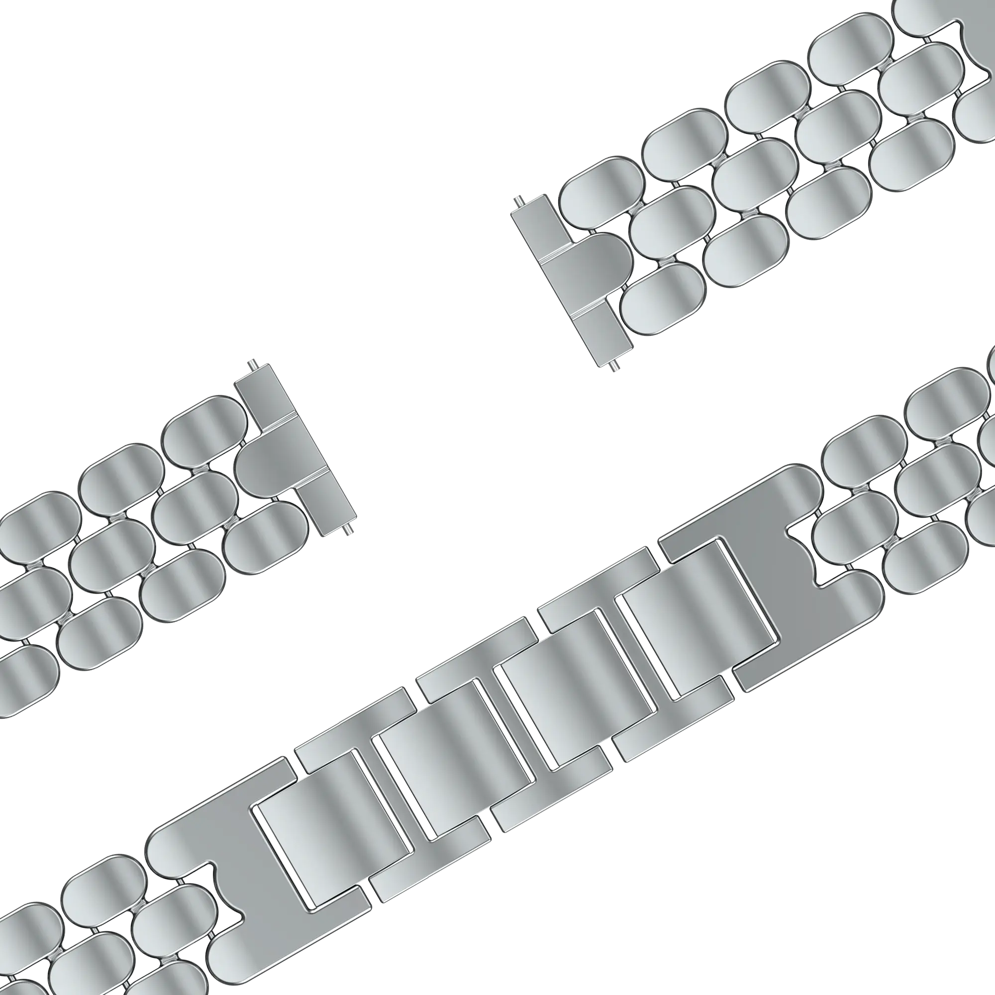 Bandz Oppo Watch X2 Mini Steel Strap 'Oval' (Silver)