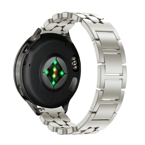 Bandz Garmin Vivoactive 4s Steel Strap 'Oval' (Starlight)