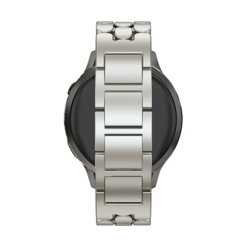 Bandz Garmin Vivoactive 4s Steel Strap 'Oval' (Starlight)