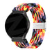 Bandz Garmin Vivomove Trend Woven Nylon Strap (Colourful)