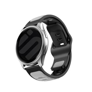 Withings Steel HR Sport Outdoor Duo Silikonarmband (grau/schwarz)