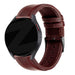 Bandz Amazfit GTR 3 (Pro) Leather Strap 'Classic' (Dark Brown)