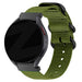 Bandz Garmin Vivomove 3 Buckled Nylon Strap (Green)