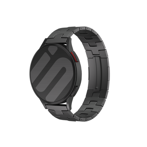 Amazfit Bip 6 titanium grain band (platte sluiting) (grafiet)