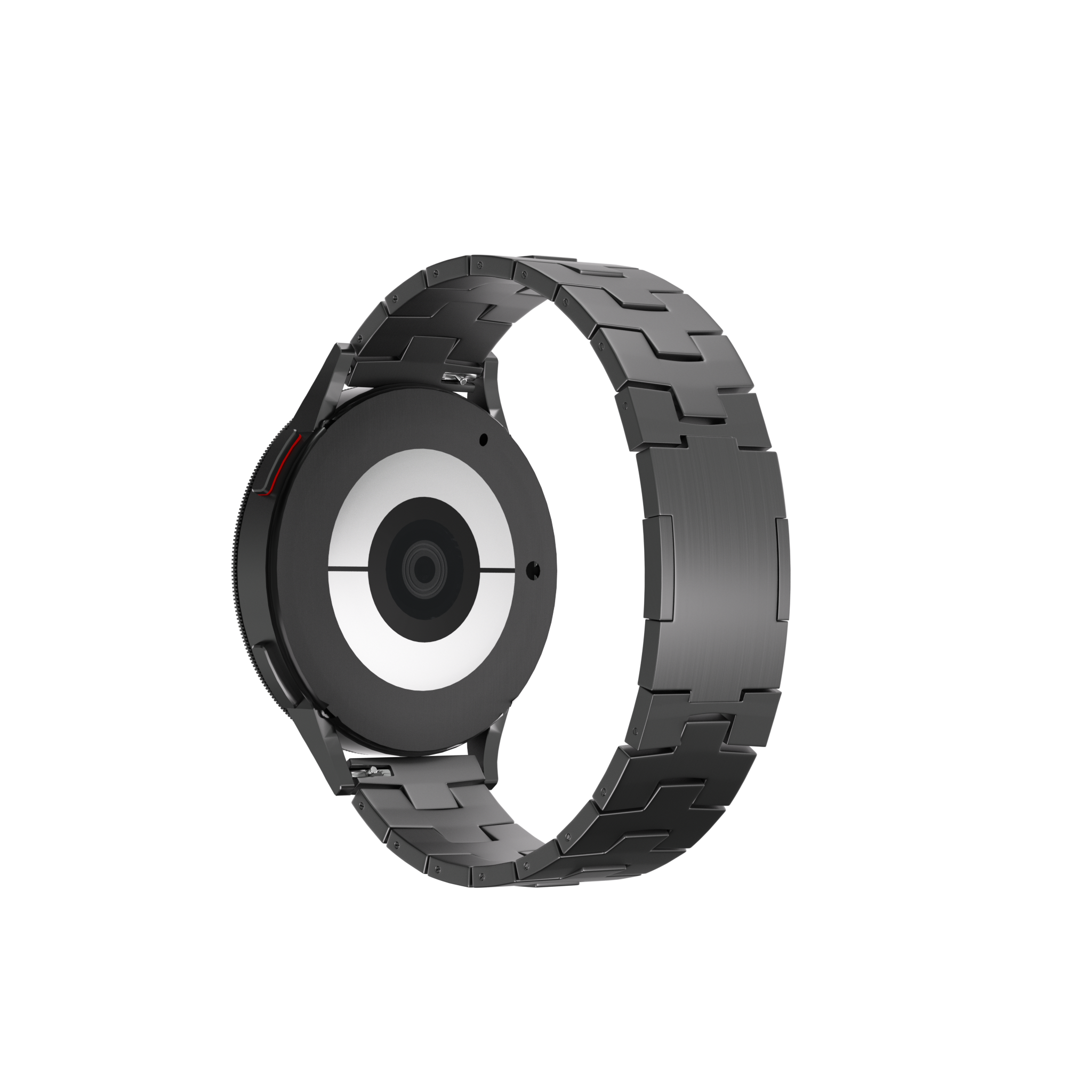 Suunto Run Titanium Grain Strap (Flat Buckle) (Graphite)