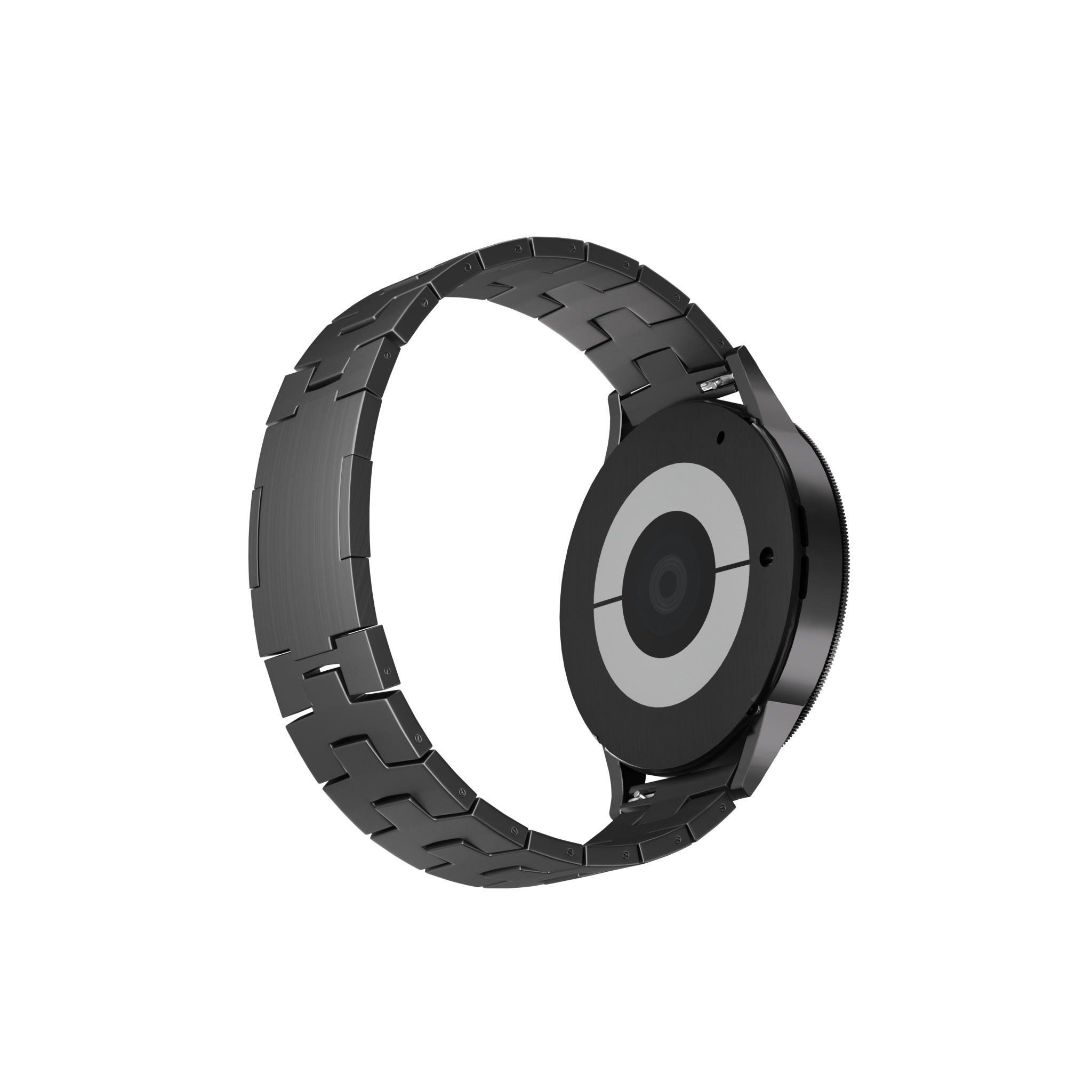 Suunto Run Titanium Grain Strap (Flat Buckle) (Graphite)
