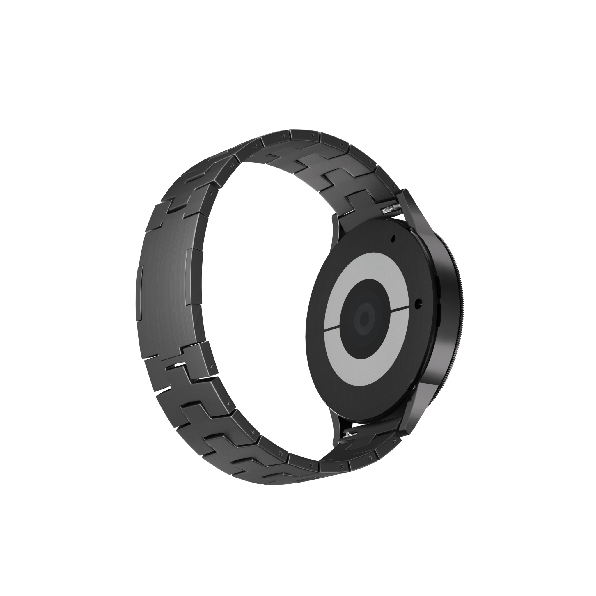 Bracelet titane granulé Suunto Race 2 (boucle plate) (graphite)