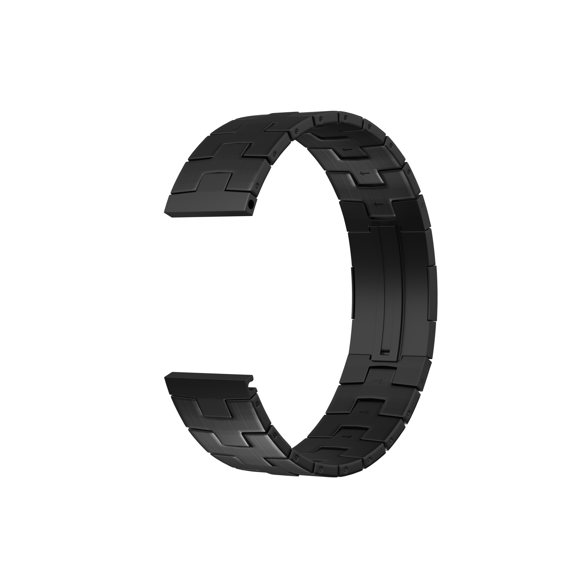 Bracelet titane granulé Suunto Race 2 (boucle plate) (graphite)