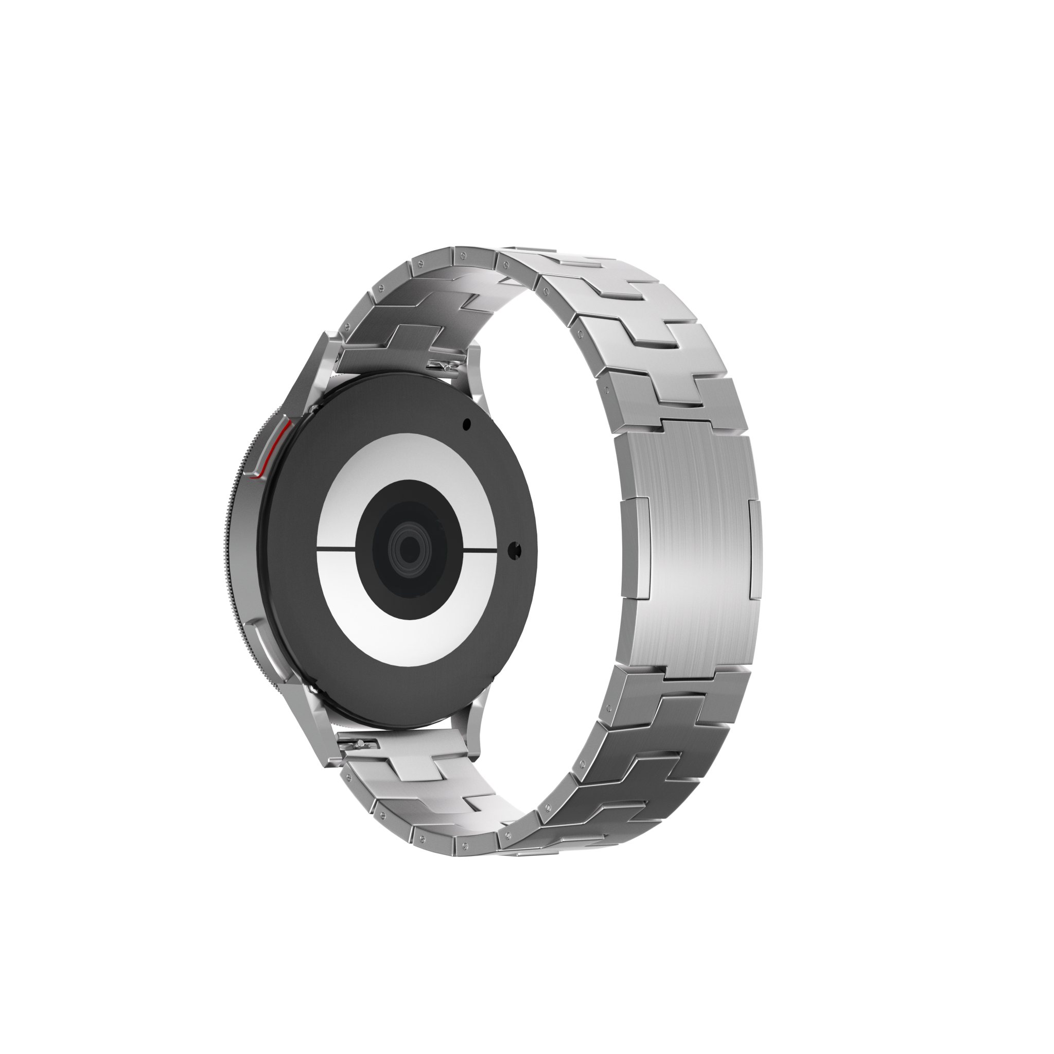 Correa de grano de titanio con hebilla plana Amazfit Bip 6 (plateado)