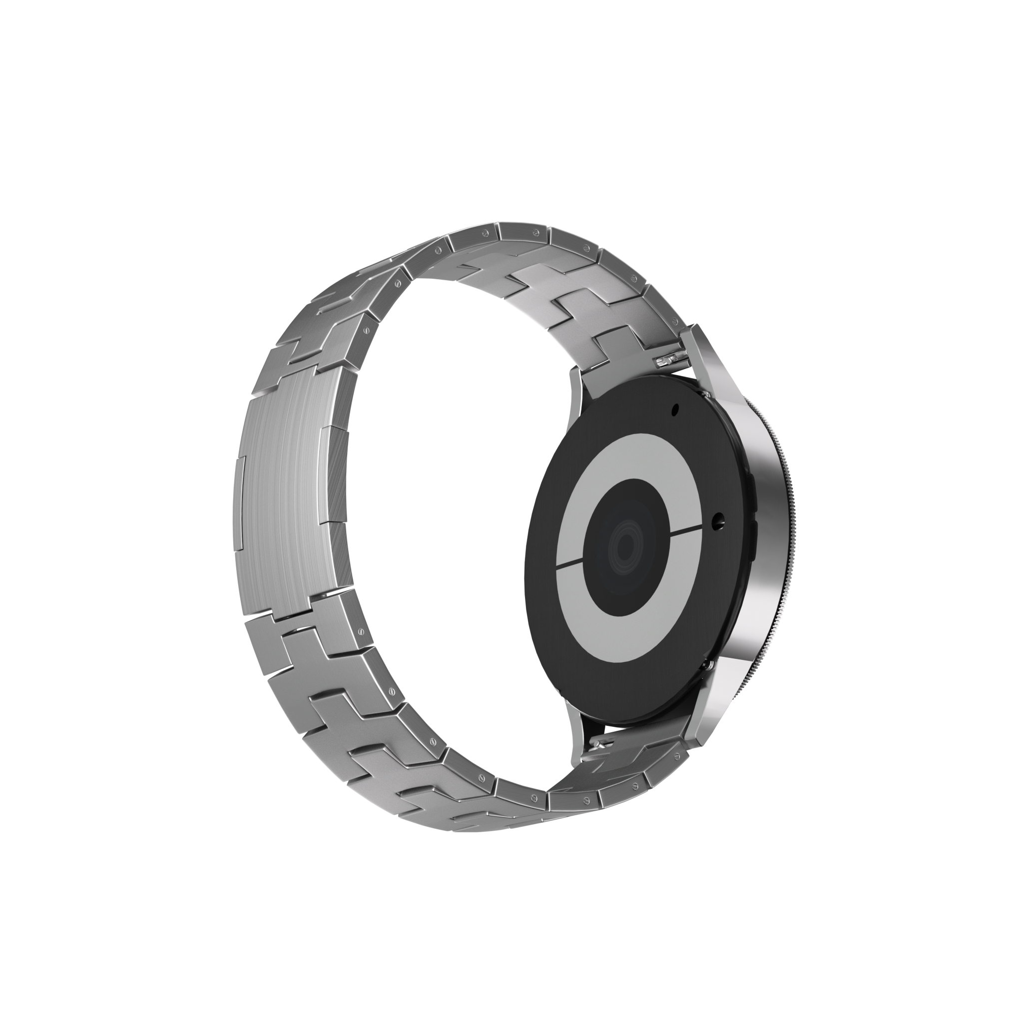 Correa de grano de titanio con hebilla plana Amazfit Bip 6 (plateado)