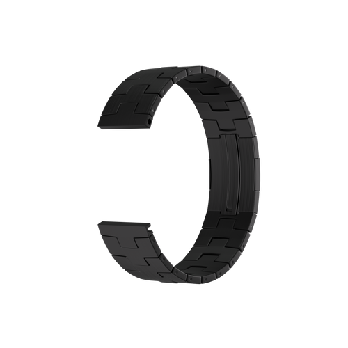 Bracelet titane granulaire Huawei Watch GT 5 Pro - 46mm- cierre plano (noir)