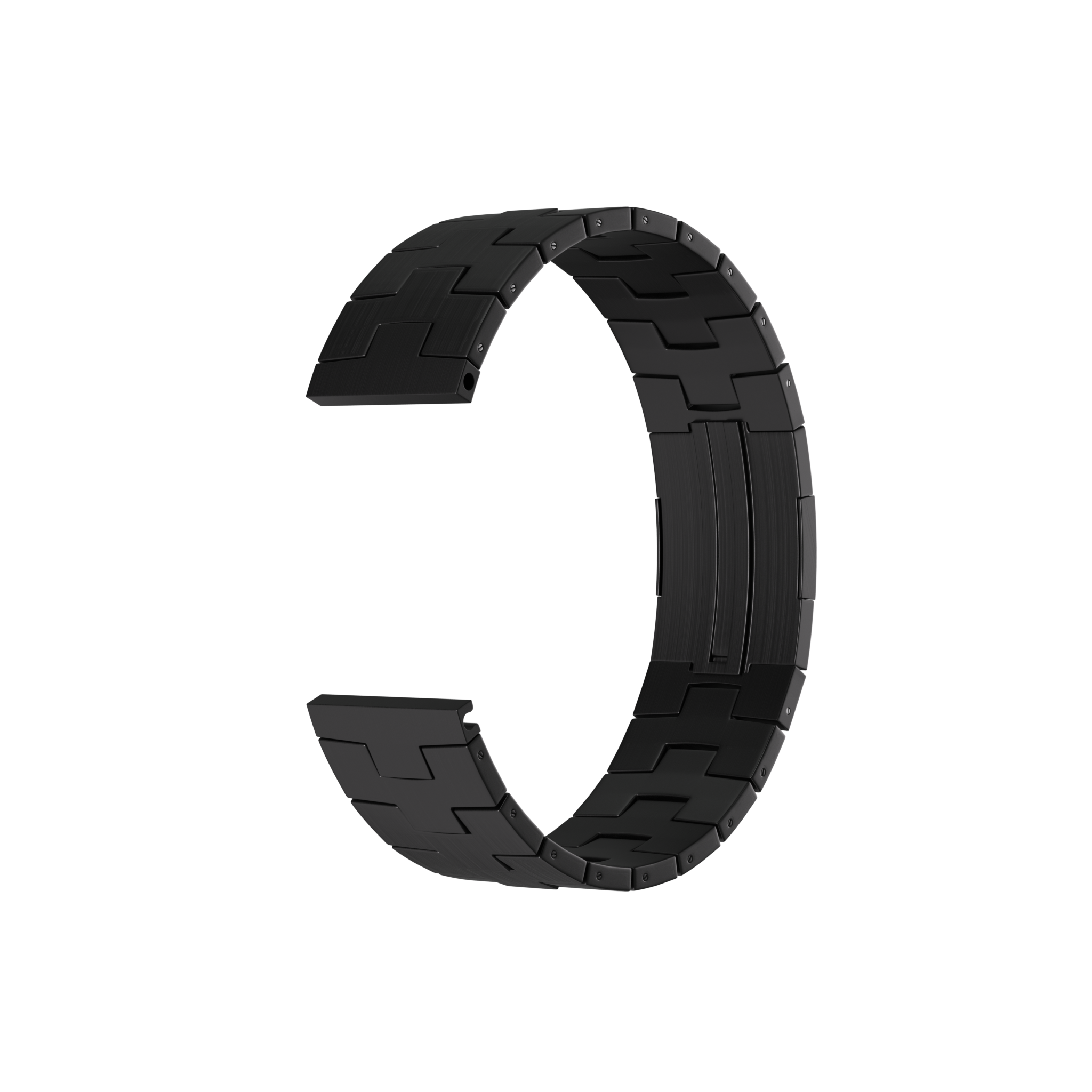 Suunto Race 2 Titanium Grain Strap (Flat Buckle) (Black)