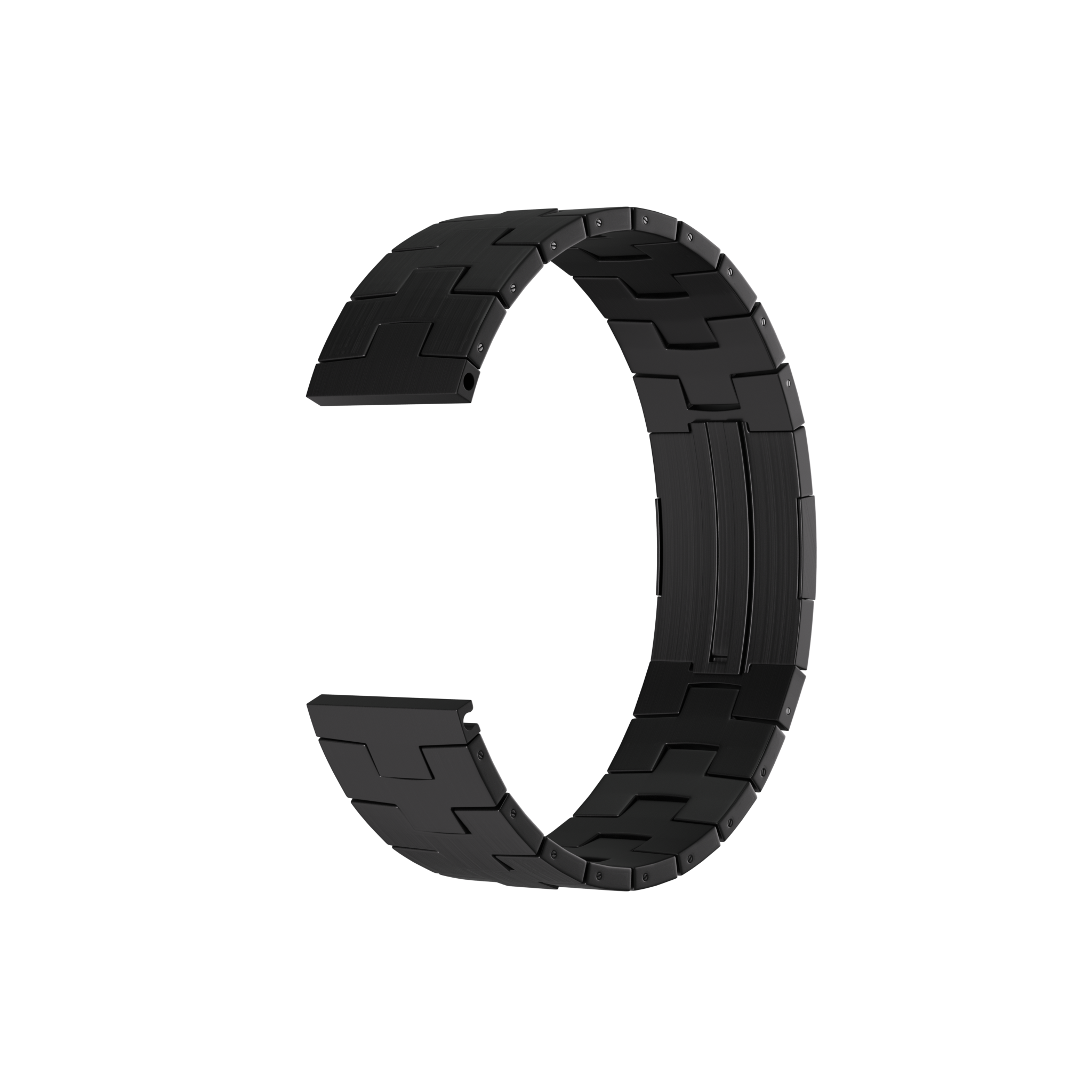 Huawei Watch GT 6 Pro - 46mm Titanium Grain Strap (Flat Buckle) (Black)