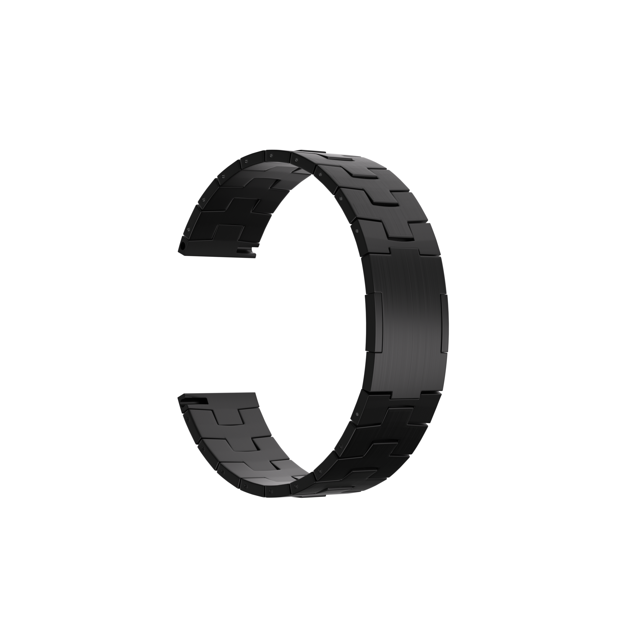 Suunto 9 Peak Pro Titanium Grain Strap (Flat Buckle) (Black)