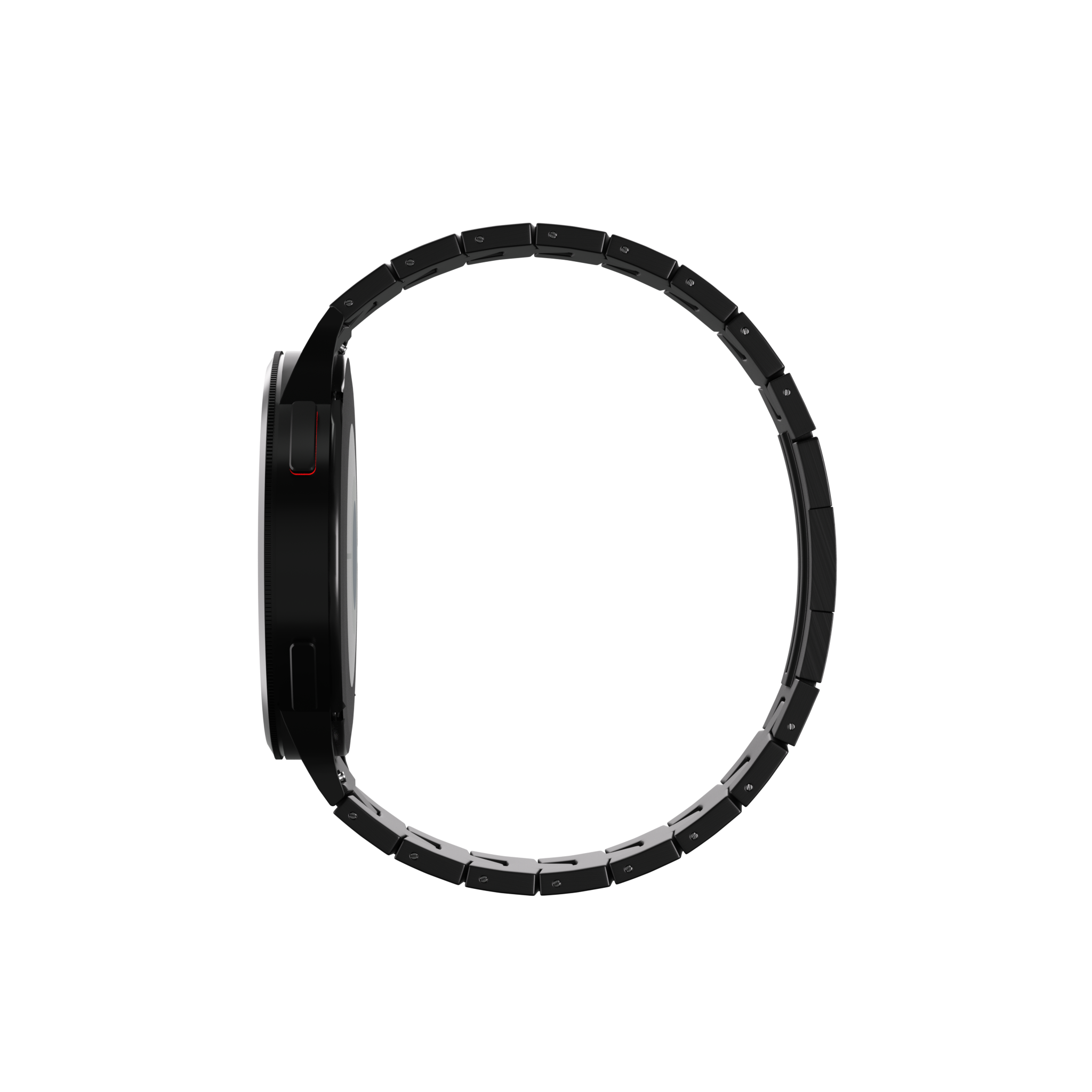 Correa de grano de titanio con hebilla plana Amazfit Bip 6 (negro)