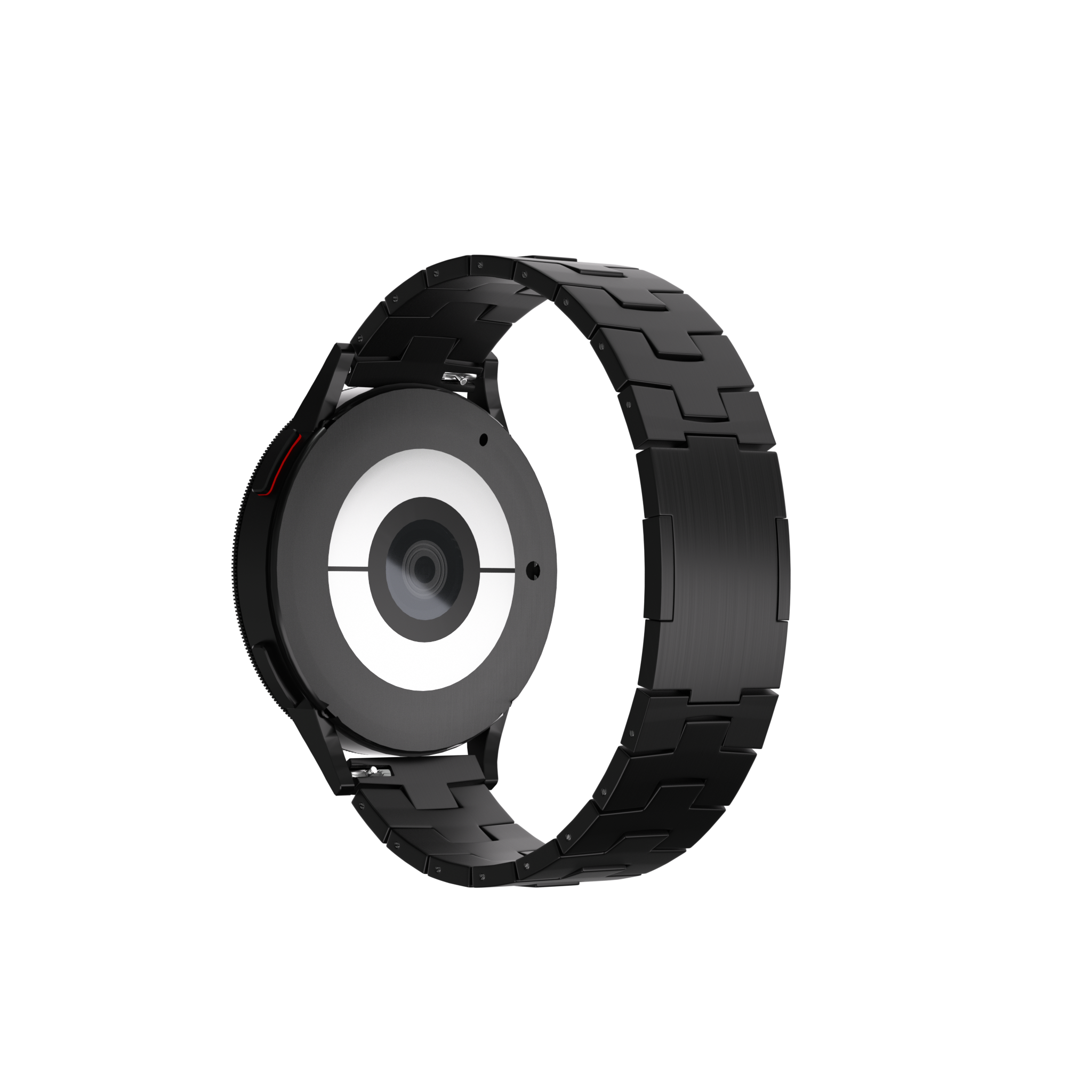 Suunto Race 2 titanium grain band (platte sluiting) (zwart)