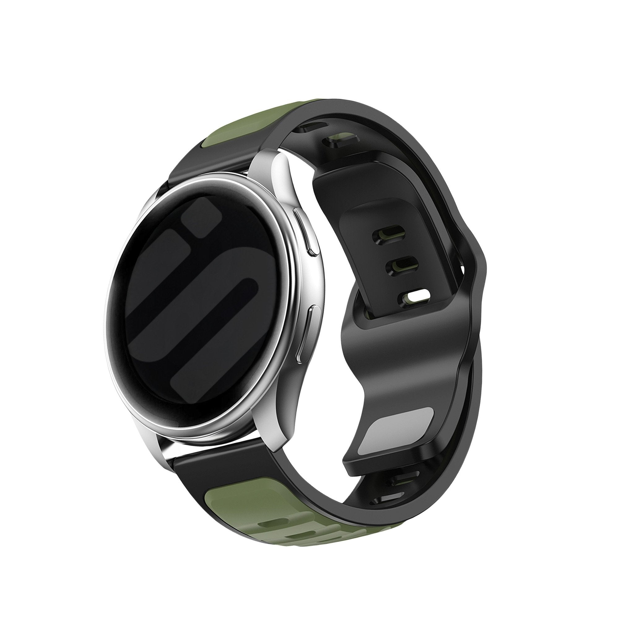 Samsung Galaxy Watch 5 Pro Outdoor Duo Silicone Strap (Green/Black)