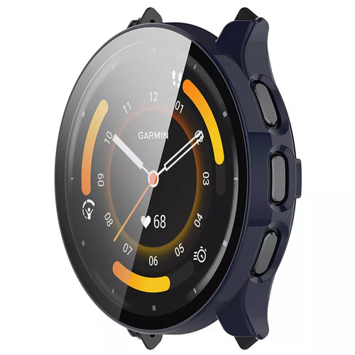 Funda rígida con vidrio Garmin Venu 3 (azul oscuro)