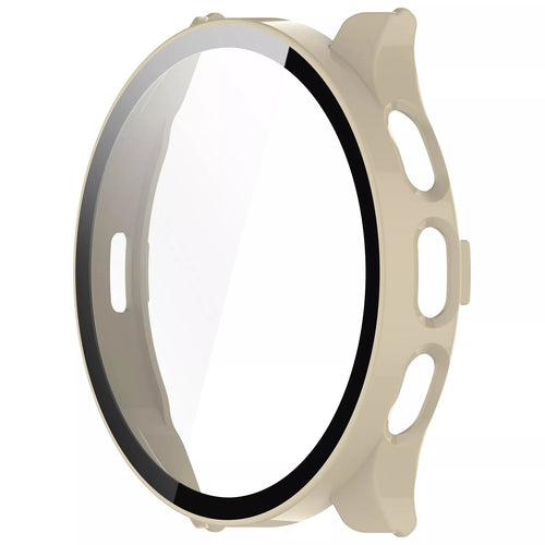 Funda rígida con vidrio Garmin Venu 3s (beige)
