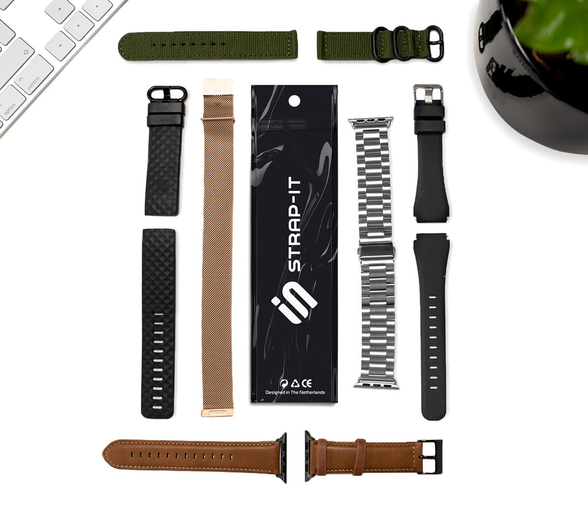 Coros Apex 2 Patterned Silicone Strap (Black/Green)