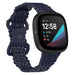 Fitbit Sense Silicone Strap with Pattern (Dark Blue)
