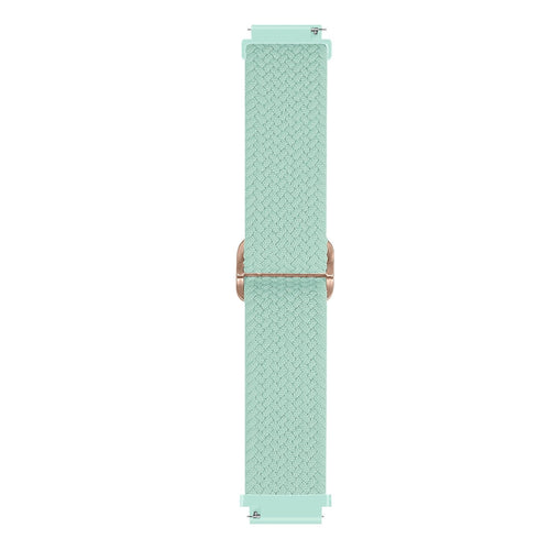 Suunto Run verstelbaar geweven bandje (turquoise)
