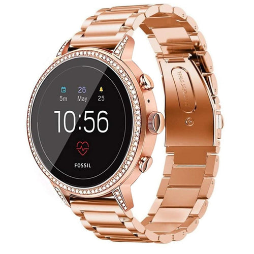 Fossil Gen 4 Venture (HR) Stahlarmband (Roségold)