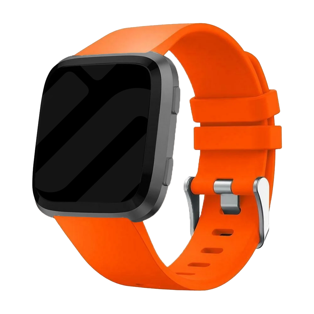 Fitbit Versa/Versa 2 Silicone Strap (Orange)