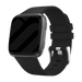Fitbit Versa/Versa 2 Silicone Strap (Black)