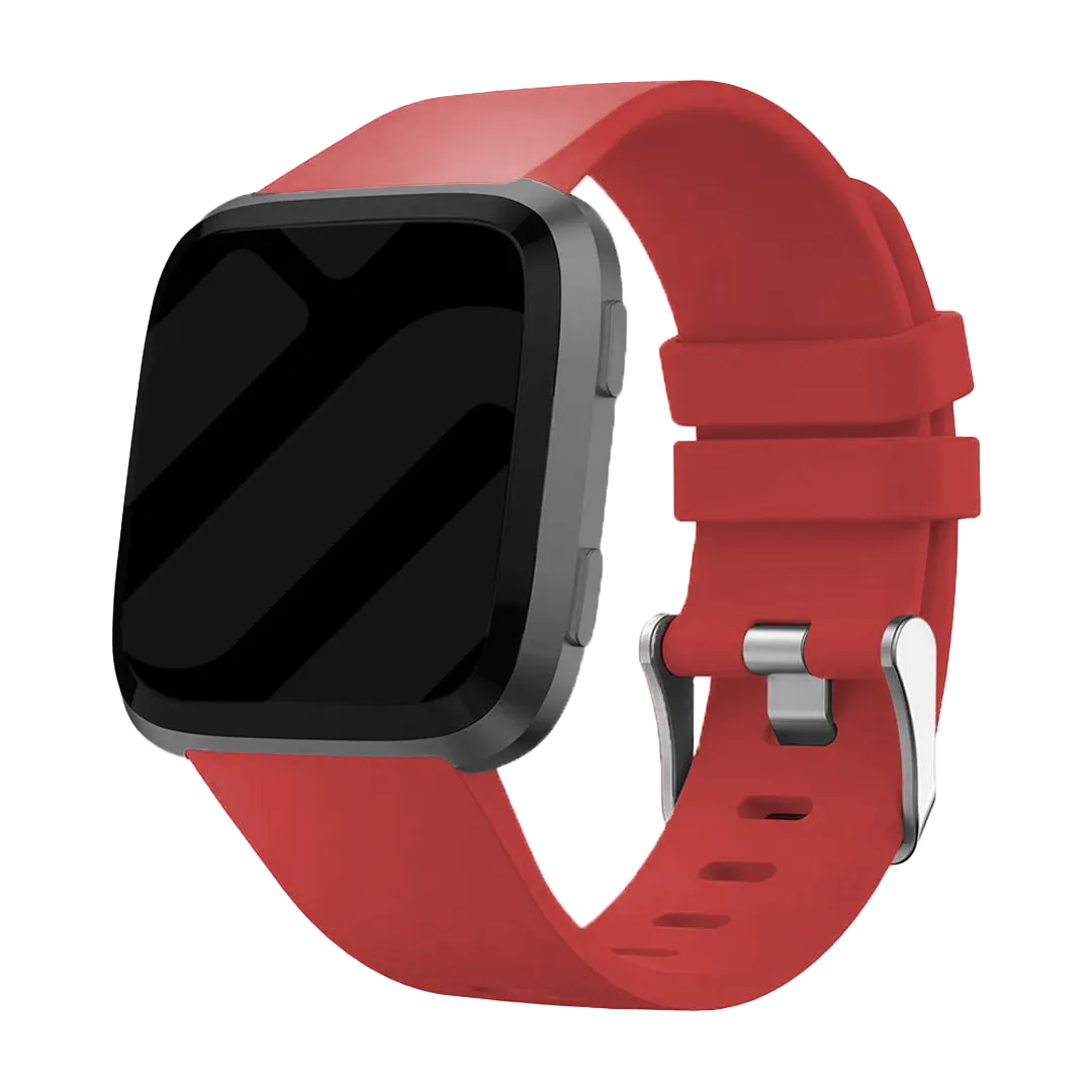 Fitbit Versa / Versa 2 Silikonarmband (Rot)